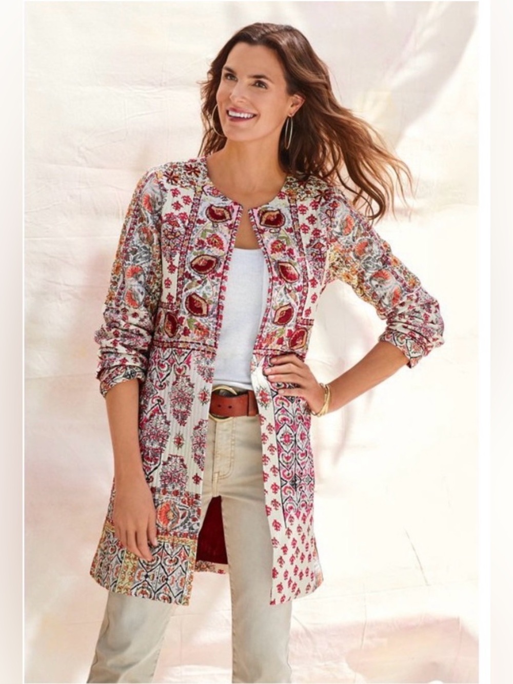 Soft Surroundings La Sultana Jacket Size M